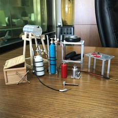MAX MODEL 1:18 자동차 정비소 소품 컴프레셔 공구세트 모형