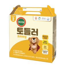베지밀 토들러 2단계 190ml 16팩, 베지밀 토들러 프리미엄 2단계 190ml 16팩