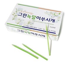 그린 녹말 이쑤시개, 500개입, 30개