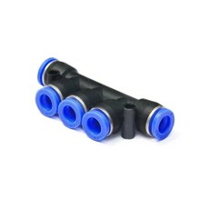 에어 공구 부품 공압 피팅 퀵 커넥터 호스 튜브 플라스틱 PU PY 4mm 6mm 8mm 10mm 12mm 플러그 플러그에 밀어 넣기, OD 6mm, PK