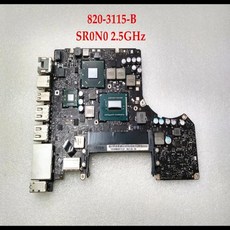 맥북 호환 프로 13 인치 A1278 용 고품질 820-3115-B 보드 i5 SR0N0 2.5GHz 마더 2012 MD101, 한개옵션0