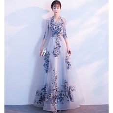 Ineymall DIYA 시스루 파티 롱 드레스