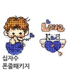 십자수핸드폰고리