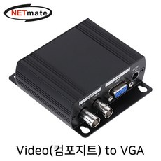 Video(컴포지트) to VGA(RGB) 컨버터 NM-AD001H, 812506, 1개