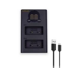 디아이플러스 KC인증 후지 FNP-W235 듀얼 USB호환충전기 GFX100S/ GFX50S II/ X-T4/ X-T5/ X-H2/ X-S2