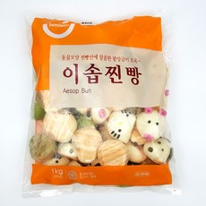 쓰리 IN 세미원 7350 이솝 찐빵 1kg (25g x 40ea), 단품, 단품