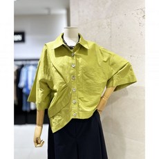 더 아이잗컬렉션 언발 턱 셔츠 블라우스 CN5A0BL55 백화점 아울렛 (3889681)