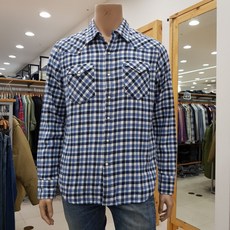 리바이스 남 슬림핏 체크남방 65816-0055