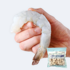 [정품]진~짜 큰 특대 칵테일 새우 냉동 500g (21~25마리), 1개