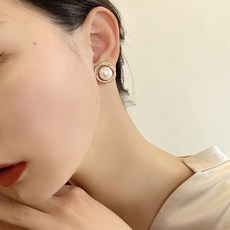 오로라진주귀걸이