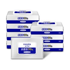 니 페 네 피아 티슈 살균 클 렌 징 티슈 세균 사멸 율 99% 무 향 60 추출 * 8, 1개