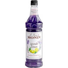 Monin 모닌 프리미엄 라벤더 레몬시럽 1L, 1개