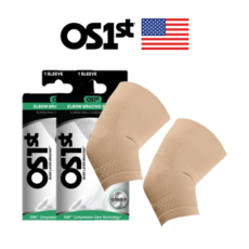 [OS1st] 오에스퍼스트 미국 특허 팔꿈치 보호대 ES6 2개구성, 베이지2개, 2개