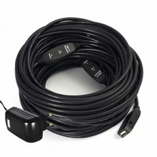 소주샵 USB2.0 리피터 30M 케이블(5V 3A아답터 포함) ( NEXT-USB30PW ) usb단자, 단일 수량