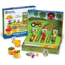 채소 농장 색분류 수세기 교육용 완구 Learning Resources Veggie Farm Sorting Set Preschool STEM Toys