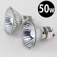 양키 캔들워머 전구 50W-2p 할로겐램프 XY-020 /GU-10, 1개, 전구색