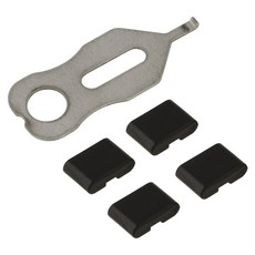 FORT LEE USB TYPE-C 타입C 포트락 잠금장치 키1잠금알4 TYPECL104, 1개