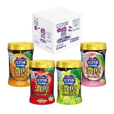 HERS 바스라보 보틀 깊고 진한 시리즈 600g×4종 모음 세트 한정 패키지 입욕제 약용 보습 스킨케어 분말타입 의약외품 Amazon.co.jp 한정