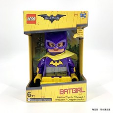 레고 피규어 탁상시계 배트맨 슈퍼맨 알람시계 클락 피규어시계, 21대 박쥐여 Batman 키는 약 24센티