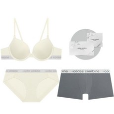 코데즈컴바인 이너웨어남여커플속옷세트CDWBRBPDR361LPGY1107477