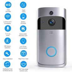 doorbell 초인종 스마트 홈 무선 와이파이 카메라 비디오 인터콤 IR 야간 투시경 AC 배터리 집 720P HD