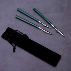 룰링펜 3pcs 파우치 포함 길이별 먹줄 오구 펜 손글씨 캘라그라피 드로잉