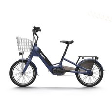 전기자전거 전동 350W 리튬 Battery36V10.4AH Ebike withAluminum 합금 프레임 타이어 20 인치, 네이비 블루