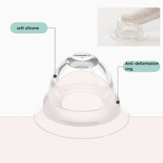 함몰유두 교정기 2pcs 실리콘 교정 방패 평면, 없음, 2개