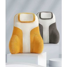 옴박 요추전만쿠션 의자 바른자세 허리 사무실 잘때, 1개, 소형 핑크세트 60x42x20cm