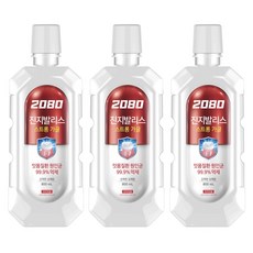 2080 진지발리스 스트롱 가글, 800ml, 3개