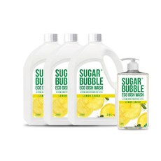 슈가버블 천연성분 주방세제 940ml + 리필 2.5L x 3통, 1개