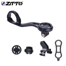 ZTTO 전면 자전거 마운트 가민 고양이 눈 Bryton 자전거 컴퓨터 GPS 이동 프로 스포츠 카메라 라이트 홀더, 02 BLACK