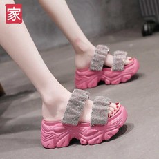 슈콤마보니샌들 슈콤마보니스타일 어글리슈즈 통굽샌들 발편한 여행샌들