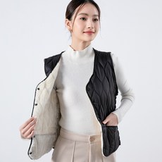 YXSH 겨울 패딩 조끼 기모 방한 빅사이즈 조끼