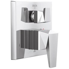 Delta Faucet T24843-PR 트릴리안 샤워 트림 전환기 포함 루미코트 크롬 600169, Lumicoat Chrome