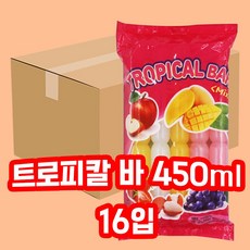 [달콤박스] 트로피칼바 450ml 16개 1박스 얼려먹는 아이스크림, 1개