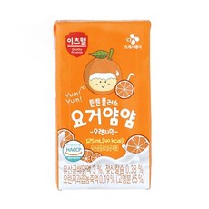 CJ 이츠웰 튼튼플러스 요거얌얌 오렌지 125ml 24개 2박스, 48개
