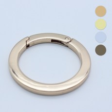 아유디 납작 오픈오링 O링 오링 내경 48mm 24mm 개고리 열쇠고리 키링, 1개, 24mm딥엔틱골드