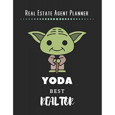 부동산 중개인 플래너-Yoda Best Realtor : 2020 월간 주최자 노트 | 목표 및 할일 목록 추적기 |, 단일옵션