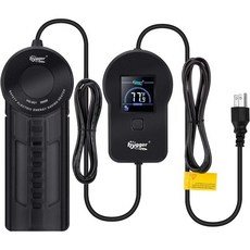 하이거 800W 수족관 난방기 외장 컬러 LED 디지털 온도 조절기가 있는 수중 수조 온수기 120180갤런용 급속, 500W for 60-120 gallon, 1개