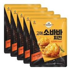 CJ제일제당 CJ 고메 소바바치킨 소이허니 순살 375g, 5개