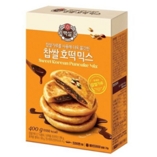 백설 찹쌀호떡믹스, 400g, 75개