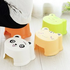 희재감성 유아용의자 발받침 아기의자 욕실의자, 고양이