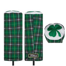 타이틀리스트 골프 드라이버 헤드 커버 클로버 그린,