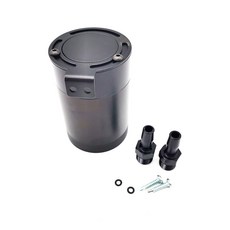캐치 오일 자동차 400ml 탱크 NPT 분리기 배플 공기 포트 알루미늄 인치
