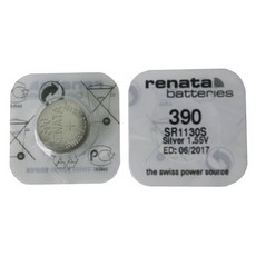 레나타 RENATA 시계배터리 390(SR1130SW) - 1알 SILVER 배터리, 1개, 1개