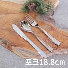 1봉-실버포크 대 188 일회용 커트러리 도시락 배달 포장 [100개], 1개