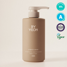 바이연 주방세제 500ml (과일채소 젖병 식기 올인원), 1개 1개