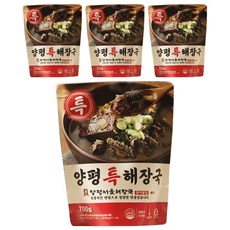 큰아들집 양평 서울 해장국 특해장국 국내산 한우 소양 우거지 선지 시레기 국밥, 4개, 700g