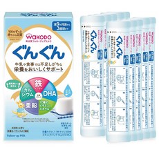 와코도 WAKODO 폴로업 군군 분유 9개월부터 일회용 14g x 10스틱 x 2상자, 2개, 10개